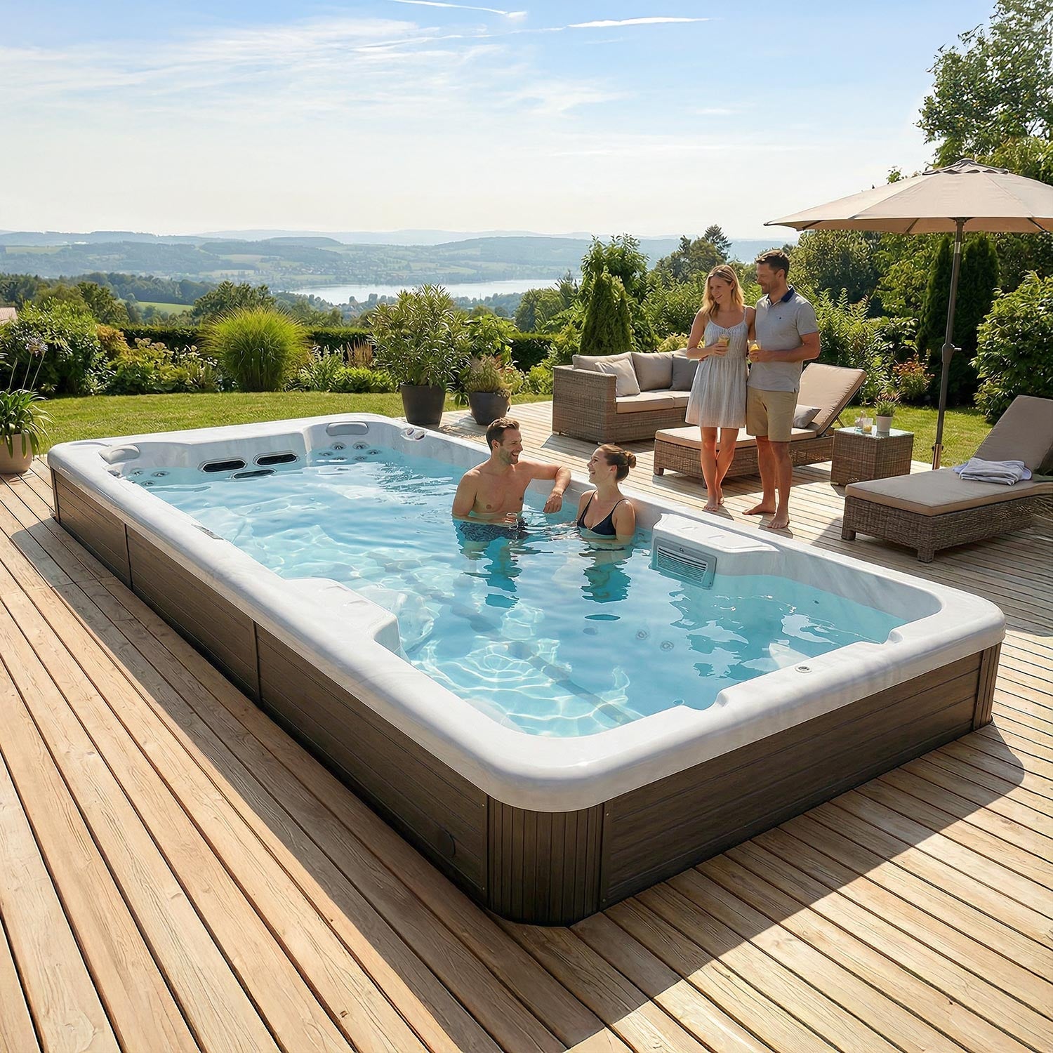 Wellis Amazonas RiverJet – basen swim spa z przeciwprądem - Baseny.pl