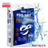KamSol Premium sól basenowa 20 kg – NaCl 99,9% do chloratorów solnych