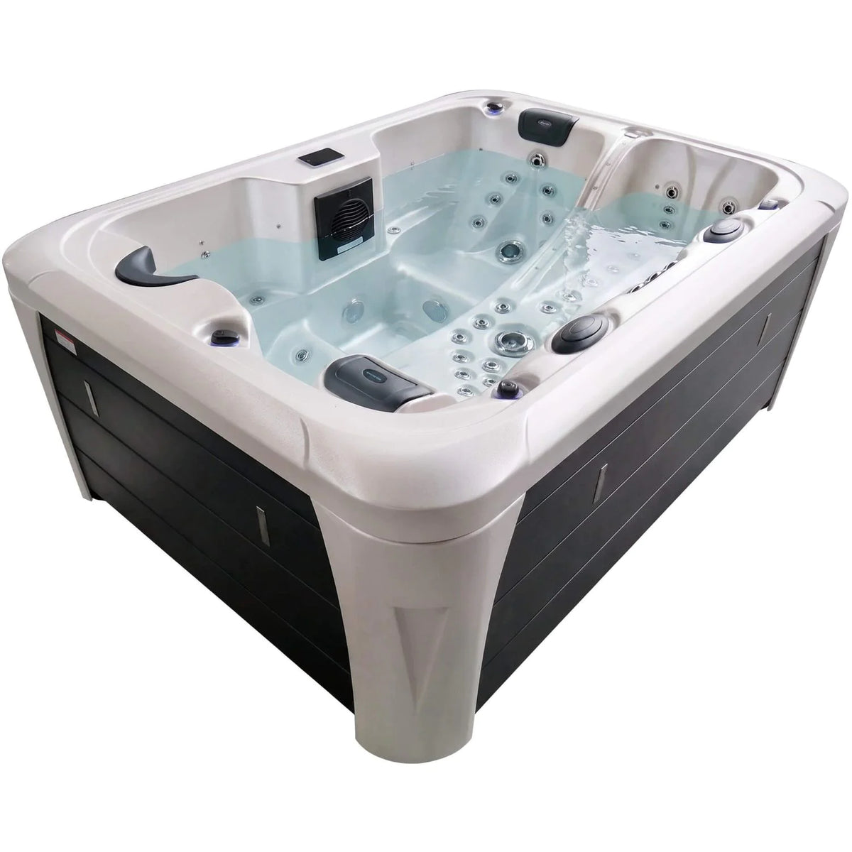 Aquajoy Miami — marmur srebrnobiały, widok wanny SPA