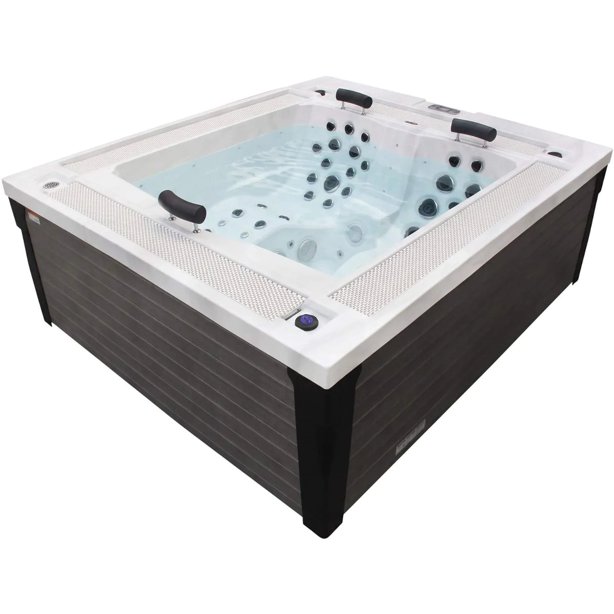 Aquajoy Marmaris — marmur srebrnobiały, widok wanny SPA