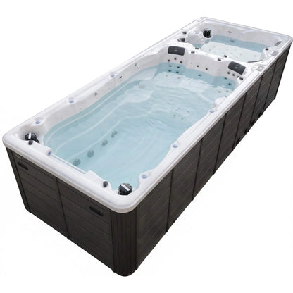 Aquajoy Equilibrium — marmur srebrnobiały, widok wanny SPA