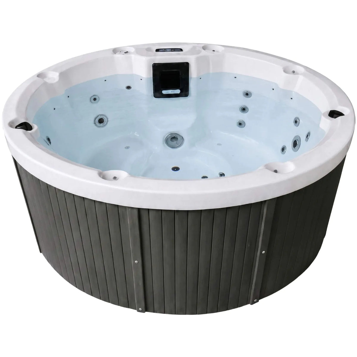 Aquajoy Lagoon Air — marmur srebrnobiały, widok wanny SPA
