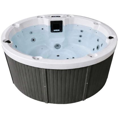 Aquajoy Lagoon Air — marmur srebrnobiały, widok wanny SPA
