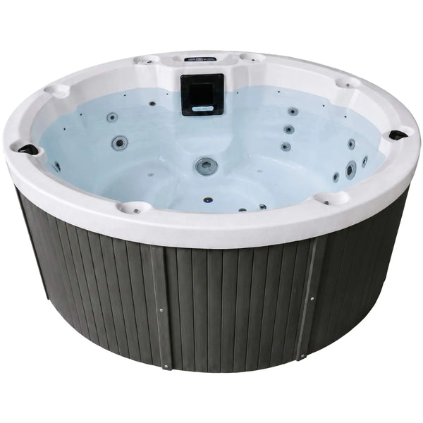 Aquajoy Lagoon Air — marmur srebrnobiały, widok wanny SPA