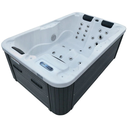 Aquajoy Alicante — marmur srebrnobiały, widok niecki