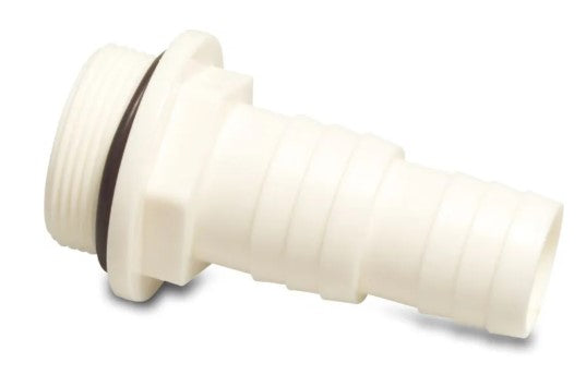 Tulejka do węża przejściowa ABS 1 1/2" x 32-38 mm GZ x 10bar biały - Baseny.pl