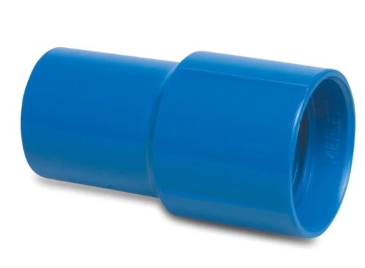 Złączka łącznik do węża PVC-U 38mm KW niebieski - Baseny.pl