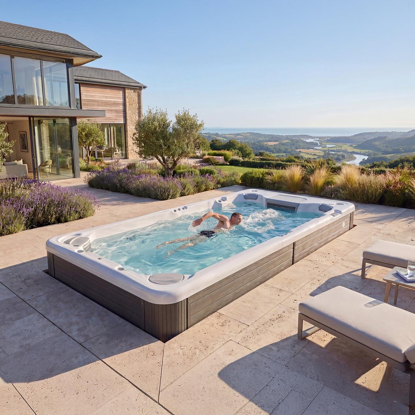 Wellis Danube W-Flow – basen swim spa z przeciwprądem - Baseny.pl