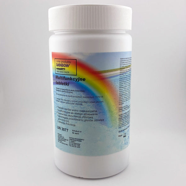 RAINBOW Mini Maxi Chlor 1 kg - Baseny.pl