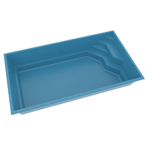Basen ceramiczny BRILIANT 66  6.60 X 3.65 X 1.40 - Baseny.pl