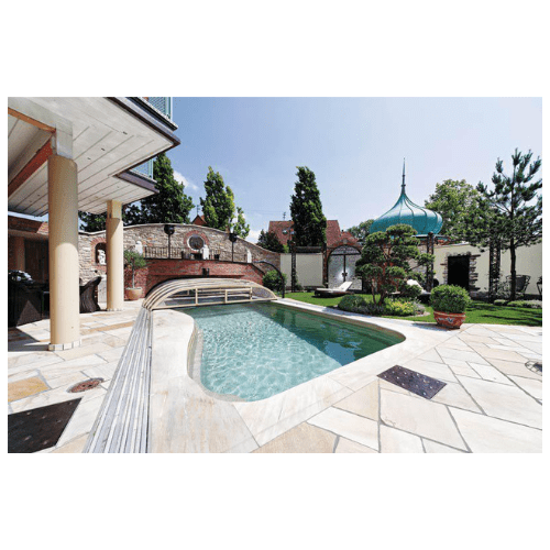 Basen ceramiczny RIVERINA 106 10,6 x 3,75 x 1,06-1,90 m - Baseny.pl