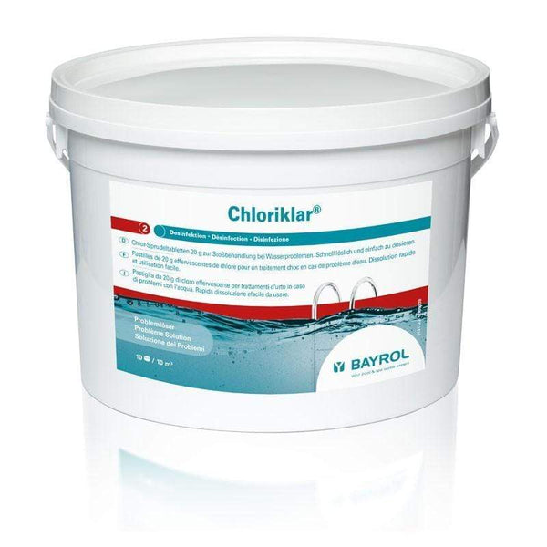 BAYROL Chloriklar 5 kg - chlorowe tabletki szybko rozpuszczalne 20 g - Baseny.pl