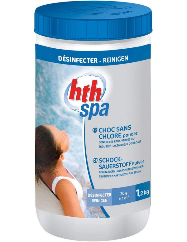 HTH SPA Bezchlorowy Szok - dezynfekcja szokowa wanny SPA - opakowanie 1,2 kg - Baseny.pl