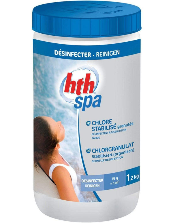 HTH SPA Chlor - chlor do wanny SPA w granulacie - opakowanie 1,2 kg - Baseny.pl