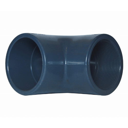 Kolano 90° PVC ø  KW-GW klejony gwint - Baseny.pl