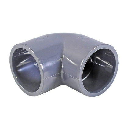Kolano 90° PVC ø  KW-KW  dwustronnie klejone - Baseny.pl