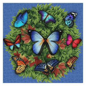 Mozaika szklana Ezarri, dekoracja Butterflies-mozaika-Baseny.pl