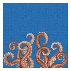 Mozaika szklana Ezarri, dekoracja Octopus-mozaika-Baseny.pl
