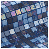 Mozaika szklana Ezarri, seria COCKTAIL, kolor BLUE LAGOON-mozaika-Baseny.pl