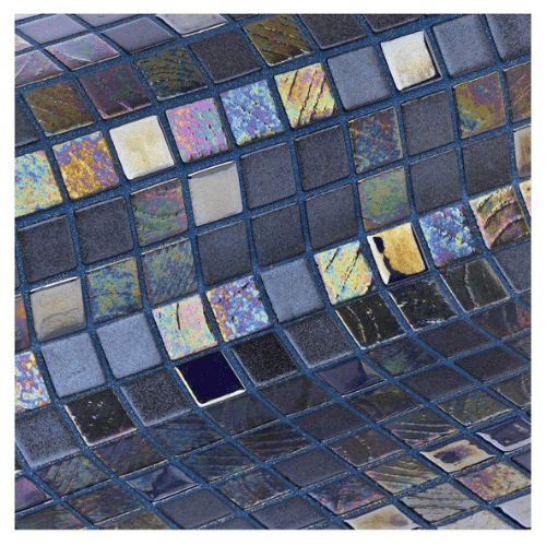 Mozaika szklana Ezarri, seria COCKTAIL, kolor BLUE MOON-mozaika-Baseny.pl