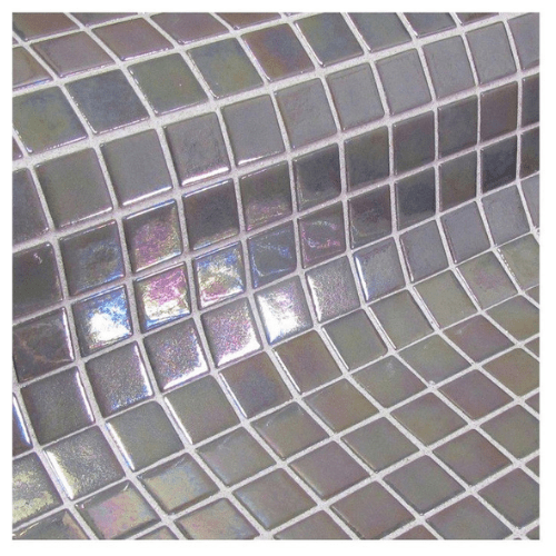 Mozaika szklana Ezarri, seria Fosfo, kolor Fosfo Grey Iris-mozaika-Baseny.pl