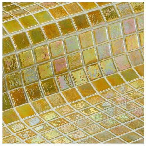 Mozaika szklana Ezarri, seria Iris, kolor AMBAR-mozaika-Baseny.pl