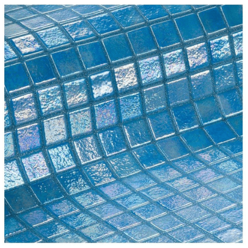 Mozaika szklana Ezarri, seria Iris, kolor AZUR-mozaika-Baseny.pl