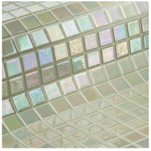 Mozaika szklana Ezarri, seria Iris, kolor MARFIL-mozaika-Baseny.pl