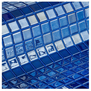 Mozaika szklana Ezarri, seria Metal, kolor AZURITA-mozaika-Baseny.pl