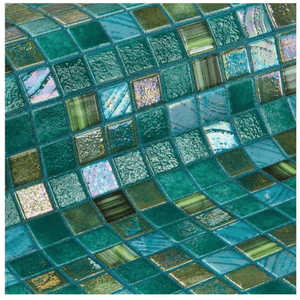 Mozaika szklana Ezarri, seria Topping, kolor Kiwi-mozaika-Baseny.pl