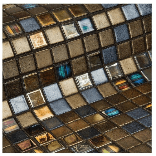 Mozaika szklana Ezarri, seria Topping, kolor Pecans-mozaika-Baseny.pl