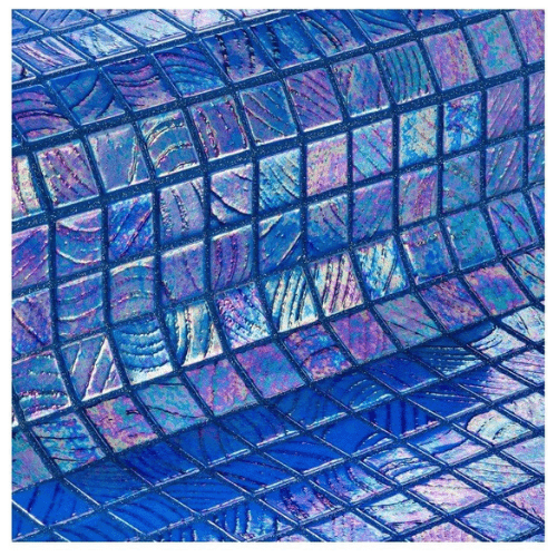 Mozaika szklana Ezarri, seria Vulcano, kolor SANTORINI-mozaika-Baseny.pl